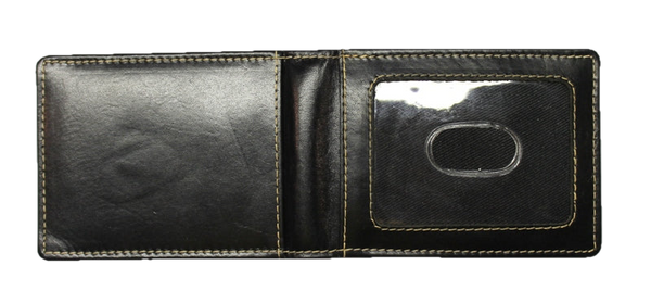 Front Pocket Wallet with Magnetic Money Clip - Black