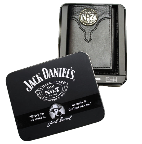 Jack Daniels "Old No. 7" Trifold Wallet Wallets Plus