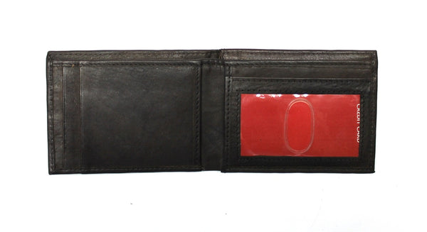Front Pocket Minimalist Slimfold Wallet - Soft Brown Leather