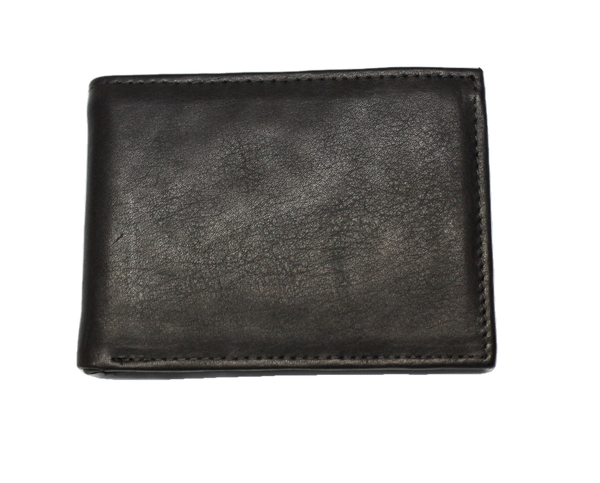 Front Pocket Minimalist Slimfold Wallet - Soft Brown Leather