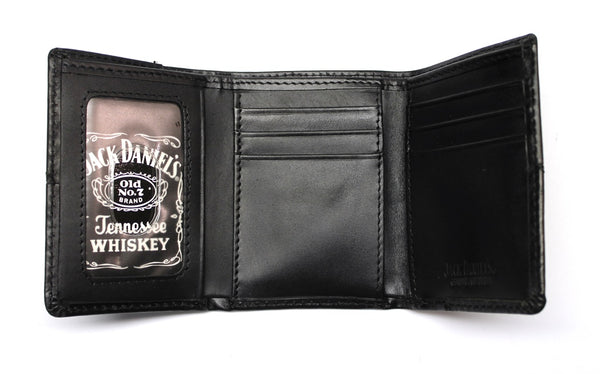 Jack Daniels Distillers Choice Trifold Wallet - Black