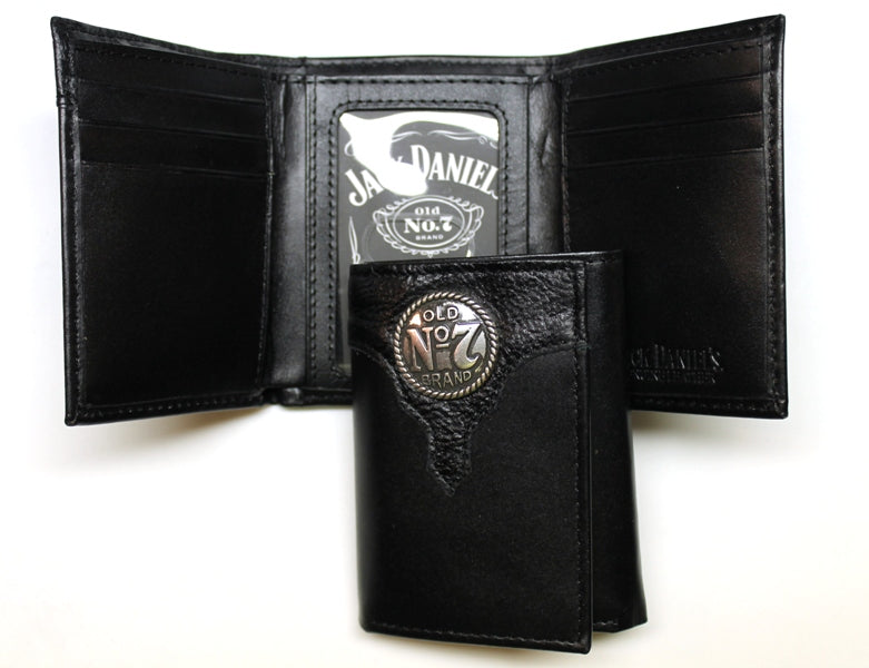 Jack Daniels "Old No. 7" Trifold Wallet Wallets Plus