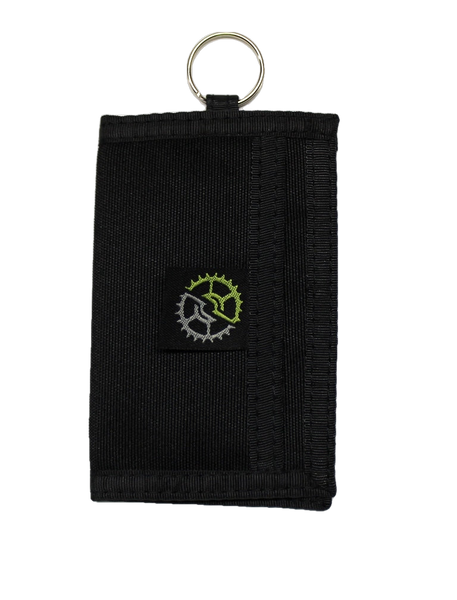 Nylon Front Pocket Wallet / ID Holder -Black