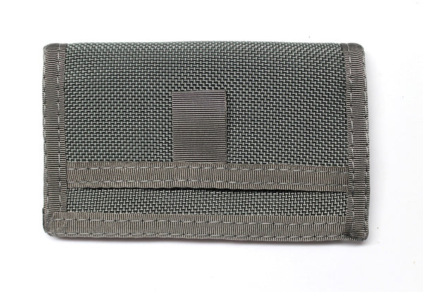 Sprocket Ballistic Nylon Front Pocket Wallet - Gray - Made in USA