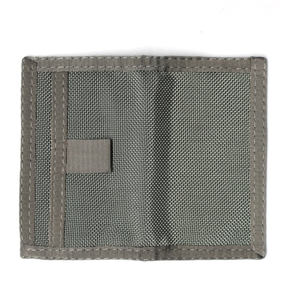 Sprocket Ballistic Nylon Front Pocket Wallet - Gray - Made in USA