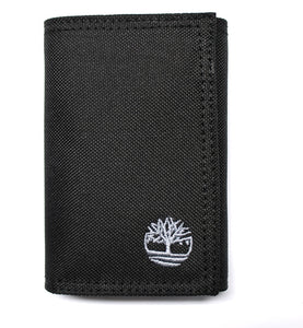 Timberland Nylon Trifold Wallet - Black