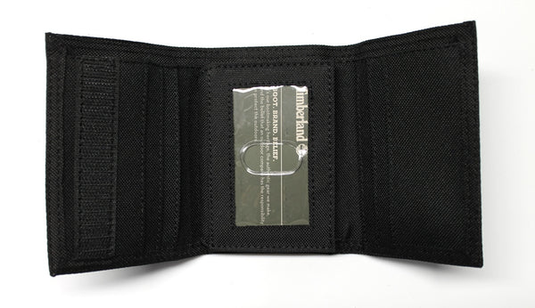Timberland Nylon Trifold Wallet - Black