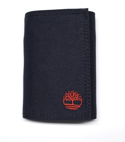 Timberland Nylon Trifold Wallet - Navy Blue