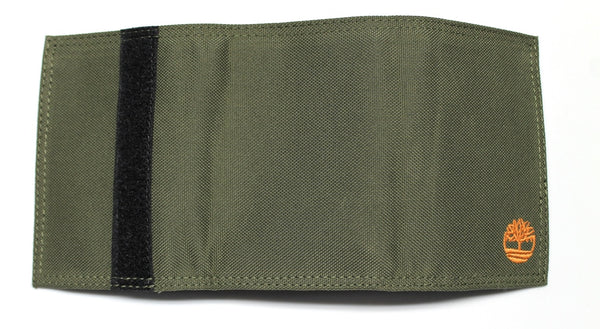 Timberland Nylon Trifold Wallet - Olive Green